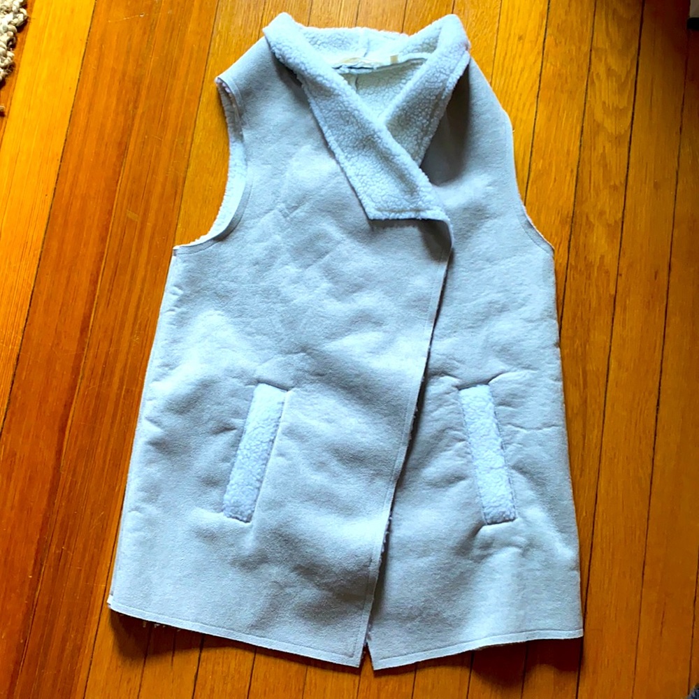 Fleece lined vest